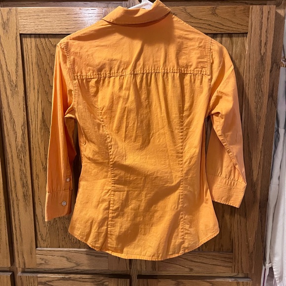 J. Crew Orange Button Down Shirt - Picture 3 of 3